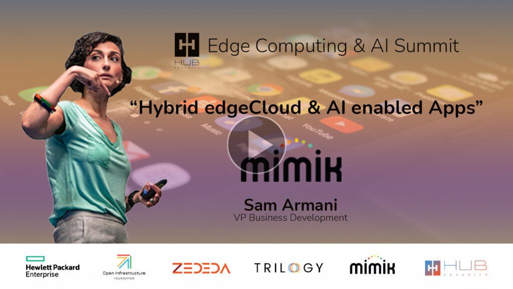 hybrid edgecloud ai enabled apps