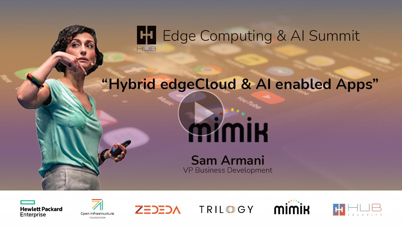 hybrid edgecloud ai enabled apps
